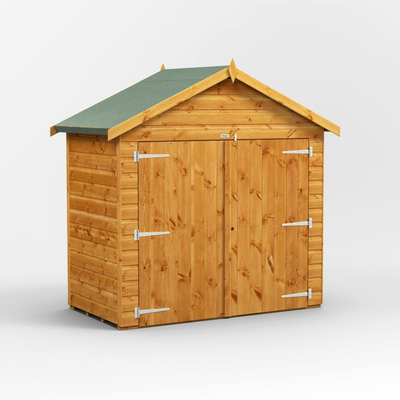 Buy a new apex roof bike shed in Edinburgh and the Lothians, click here for an apex roof bike shed installation quote