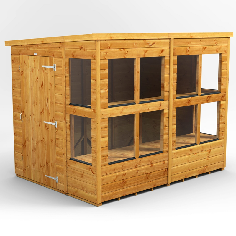 Buy a new pent roof pottng shed in Edinburgh and the Lothians, click here a pent roof potting shed installation quote