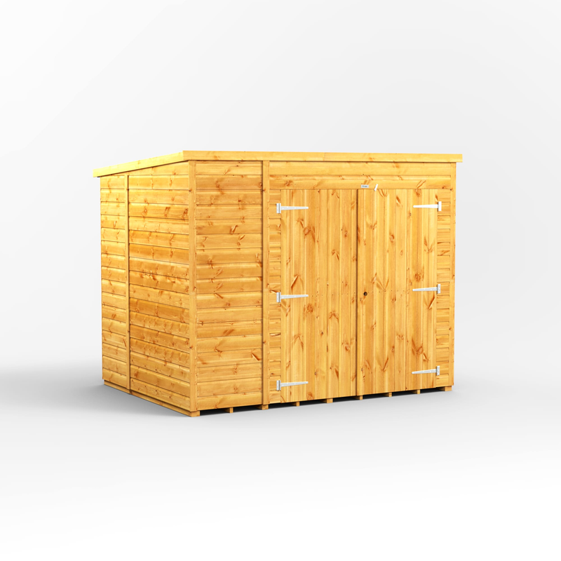 Buy a new pent roof garden tool storage shed in Edinburgh and the Lothians, click here a pent roof storage shed installation quote