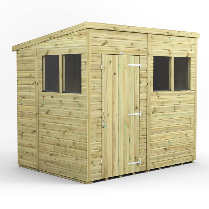 Buy a new pent roof premium shed in Edinburgh and the Lothians, click here for a pent roof premium shed installation quote