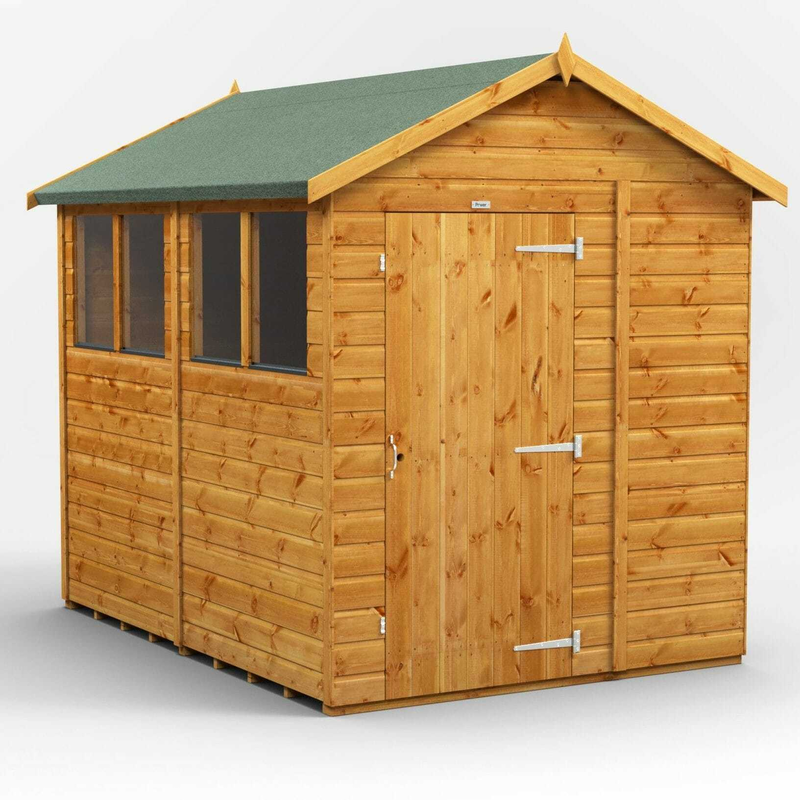Buy a new apex roof garden shed in Edinburgh and the Lothians, click here for an apex roof garden shed installation quote