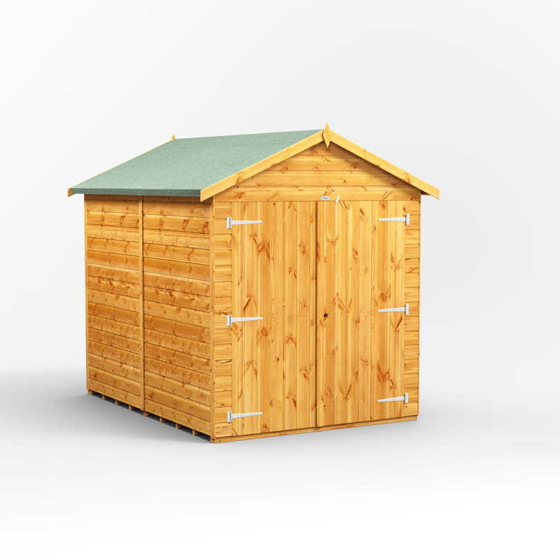 Buy a new apex roof storage shed in Edinburgh and the Lothians, click here for an apex roof storage shed installation quote