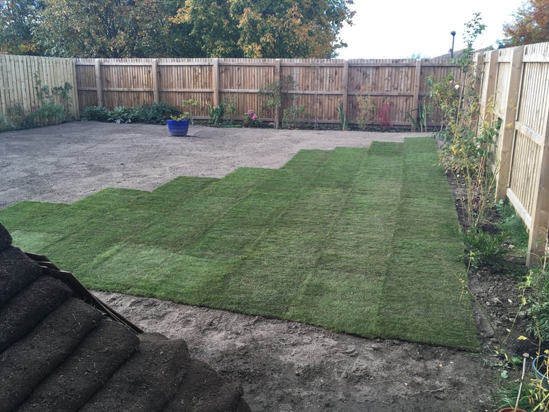Turf laying services in Edinburgh by JDS Gardening, click here for an online quote