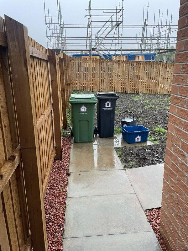Before photos of the New garden design in Edinburgh by JDS Gardening Services, click here for a garden design quote in the Edinburgh area