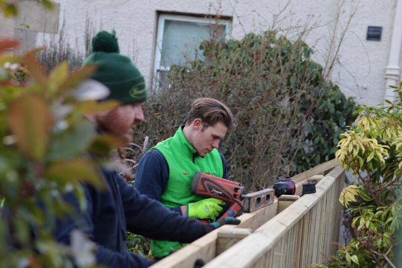 Garden fence installation and repair in Edinburgh by JDS Gardening