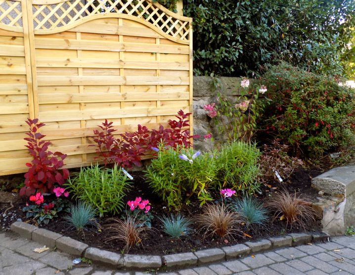 Flower bed planting in Edinburgh by JDS Gardening Services, click here for a quote
