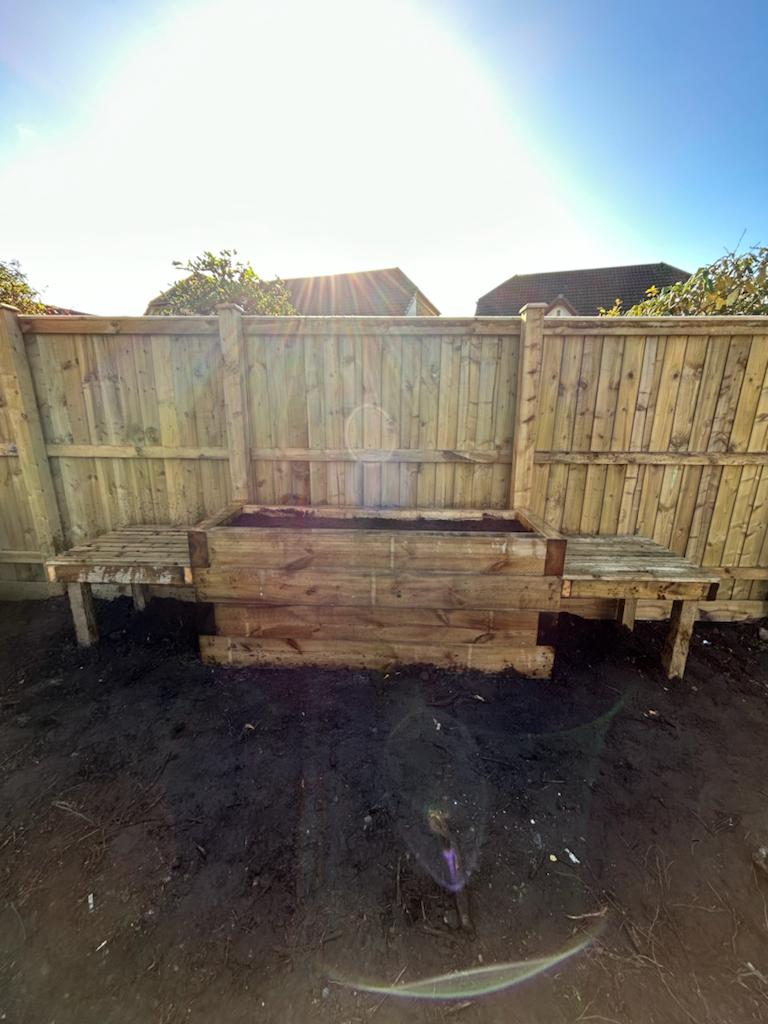 New Raised beds installed in Edinburgh by JDS gardeneing Services, click here for a quote